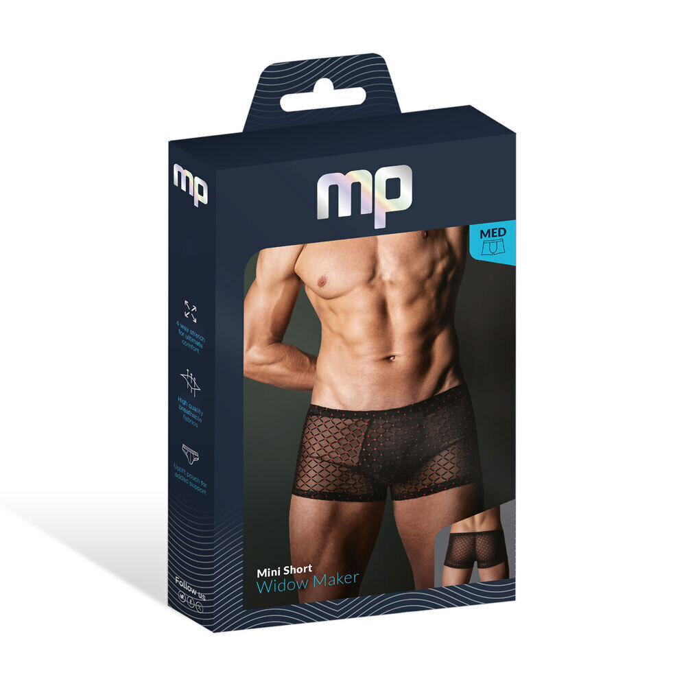 Widow Maker Mini Pouch Short - Medium - Black Male Power